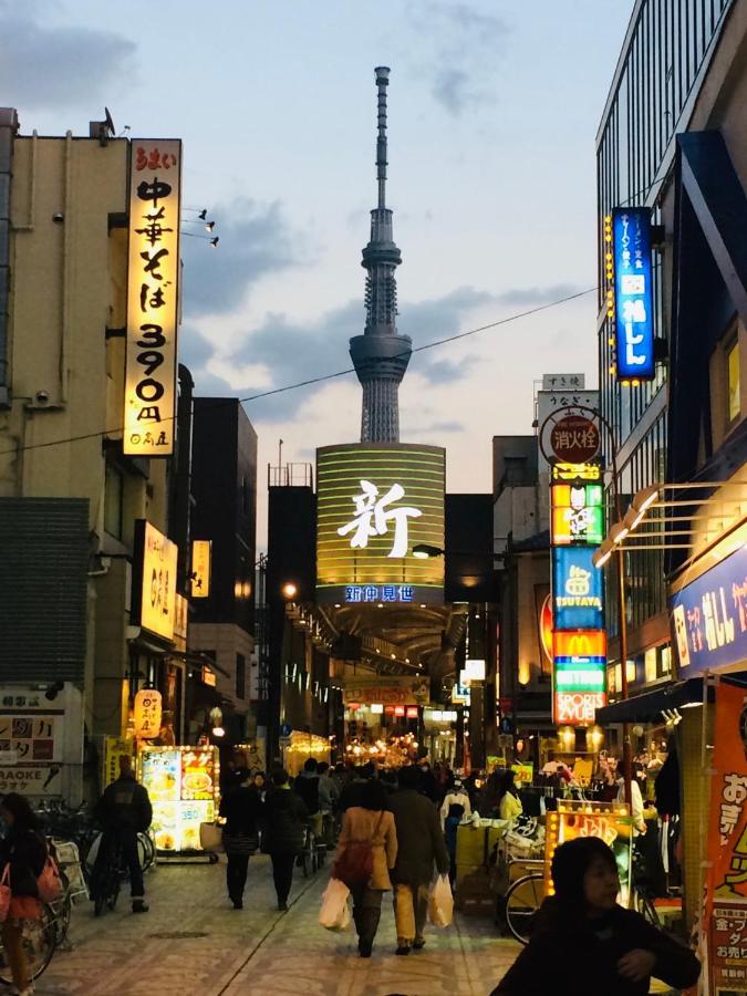 浅草寺3分｜浅草駅6分｜開放的｜畳寝室｜2-6人｜成田&羽田空港直通 *